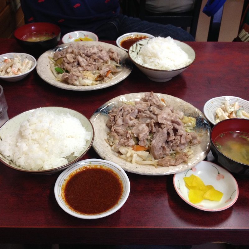 朝鮮焼定食（豚）　(松鶴 )
