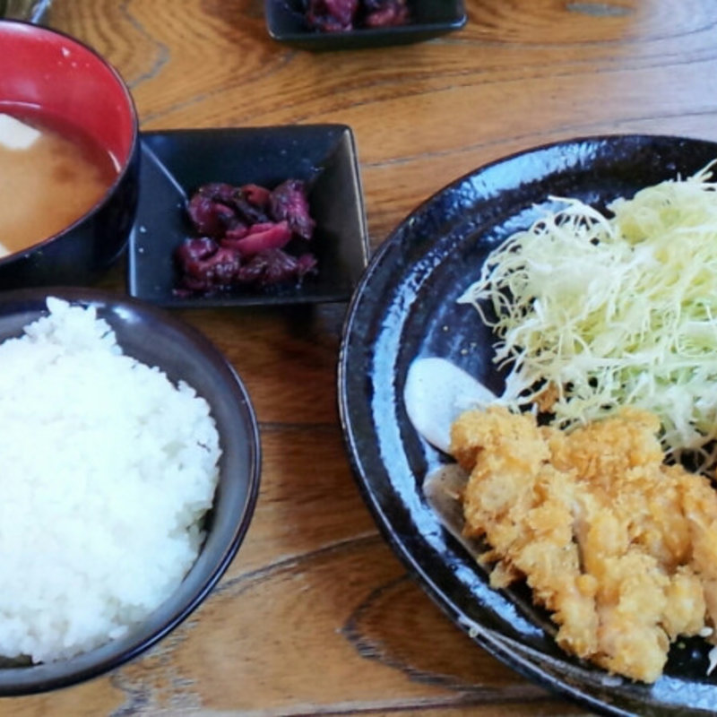 チキンカツ＆クリームコロッケ定食(林屋本店 )