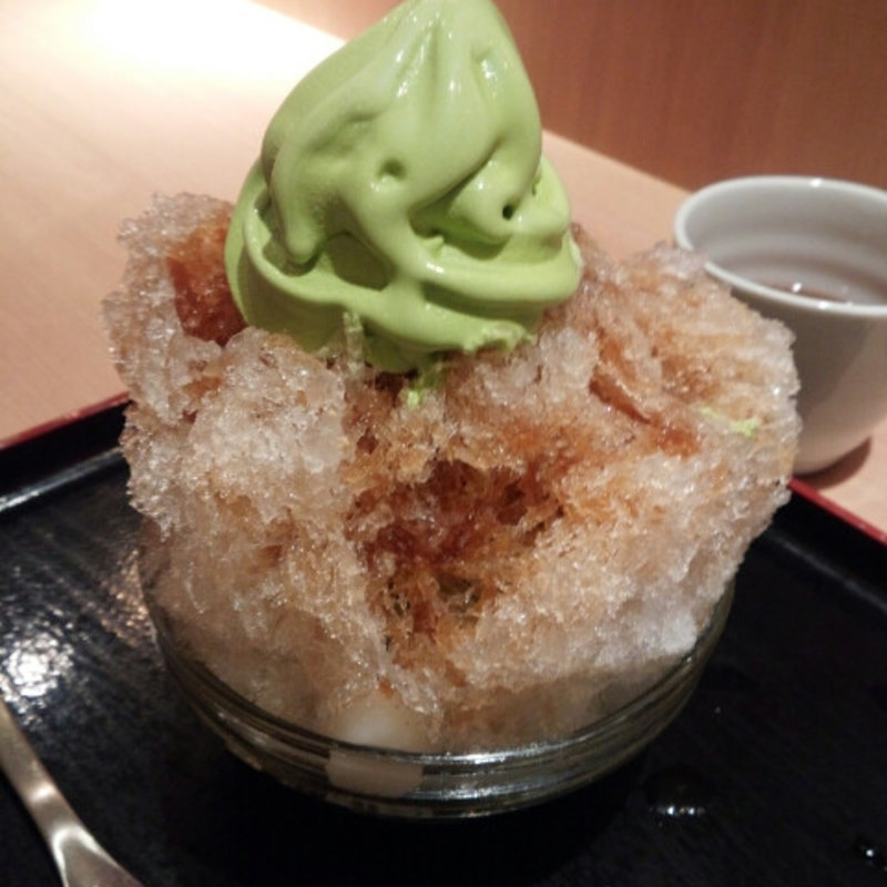 かき氷（黒蜜きなこ）(林屋茶園 京・スイーツ ルミネ新宿店 )