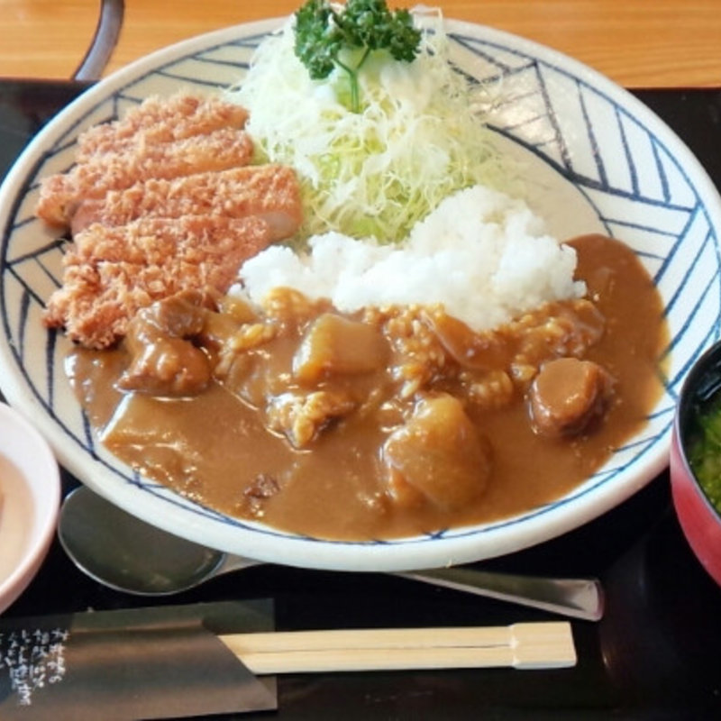 ロースかつカレーセット(林牧場 福豚の里 とんとん広場 )