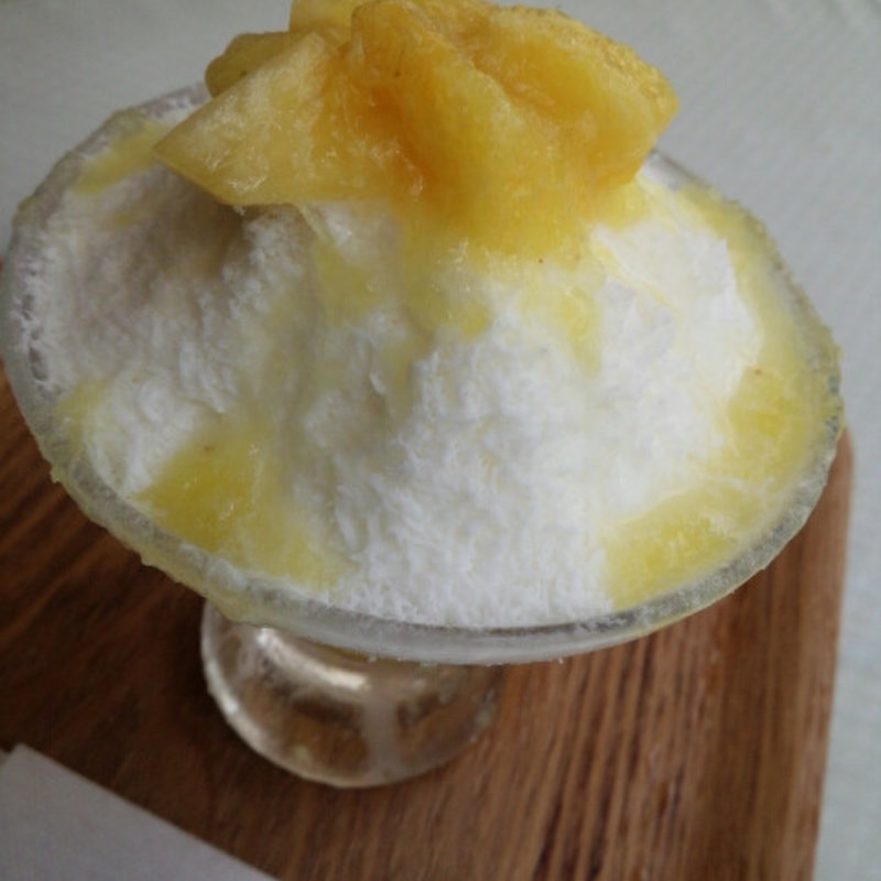 かき氷(パイナップル)(果実倶楽部)