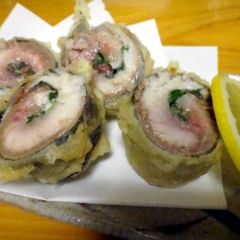 あじ梅しそ揚(大衆酒蔵 栄屋)