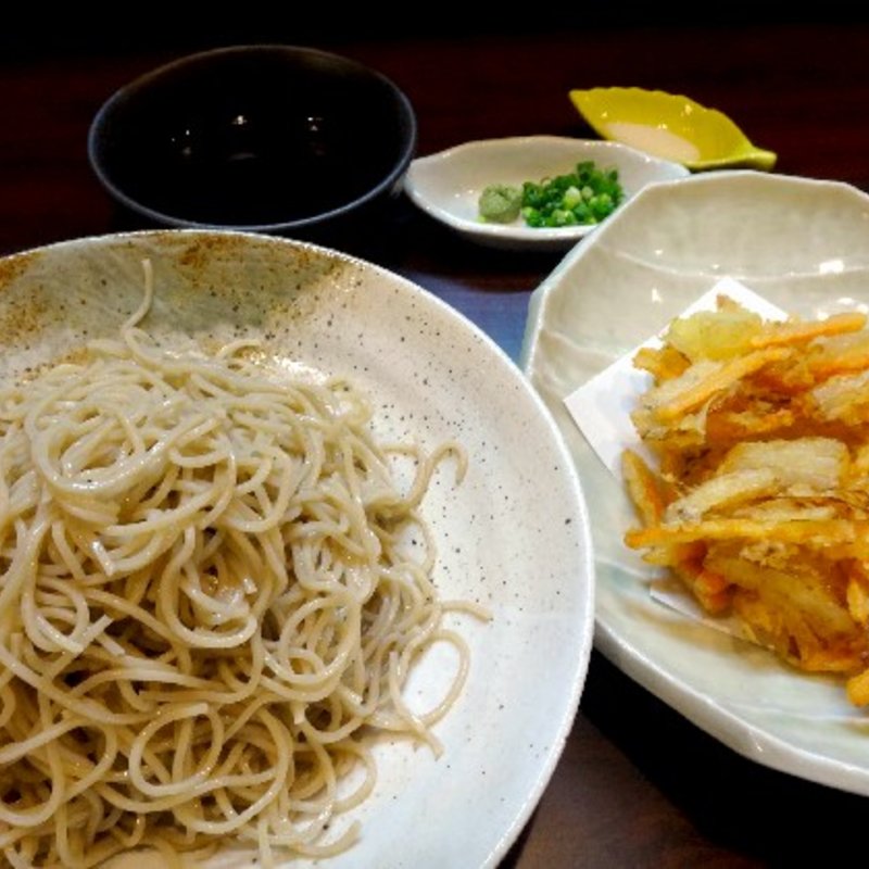 せいろ＆野菜かき揚げ(根ぎし )