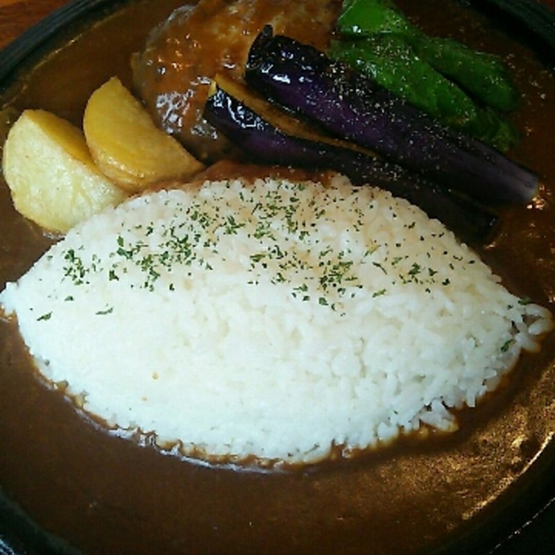 カレーハンバーグランチ(桂木4丁目レストラン )