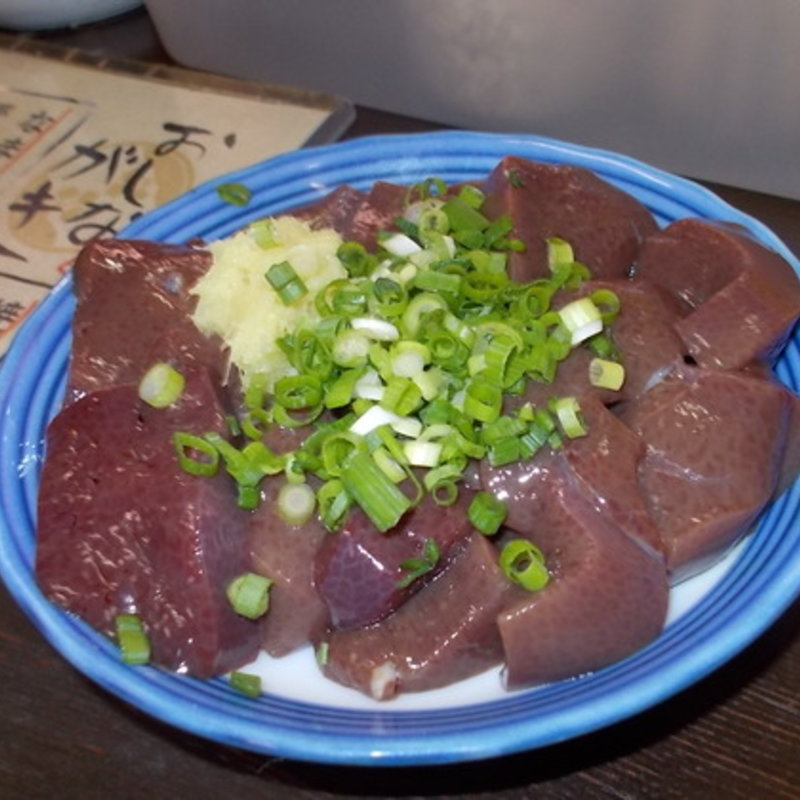 豚レバー刺し(桐林もつ焼 )