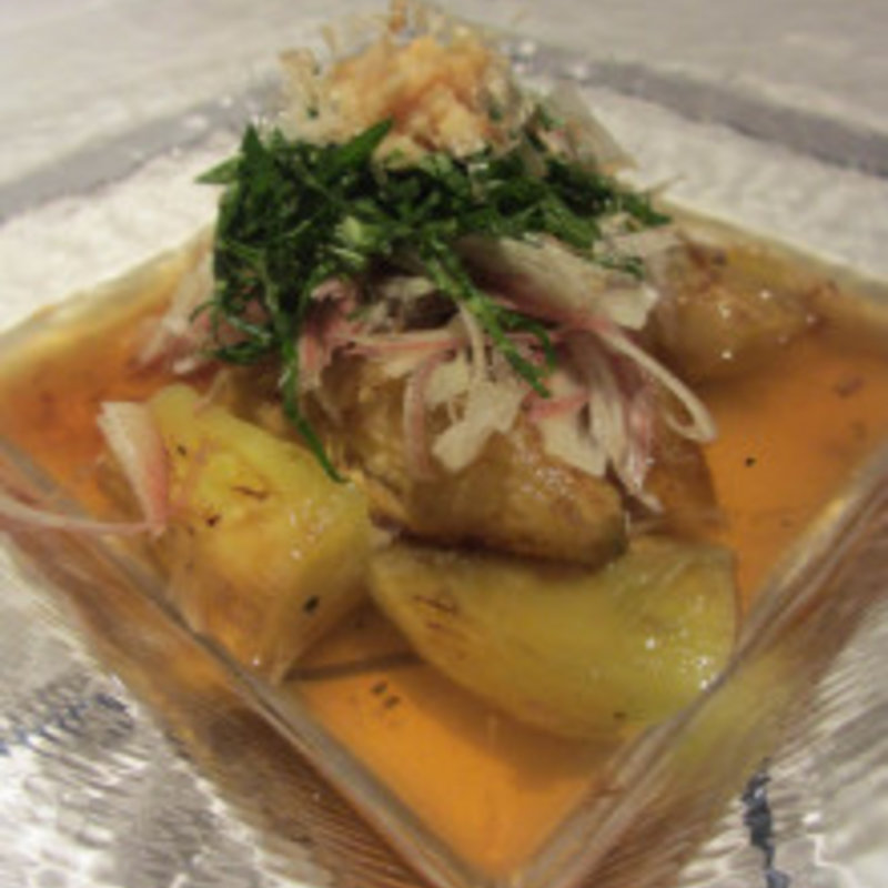  焼き茄子のおひたし(桜一 （さくらい）)