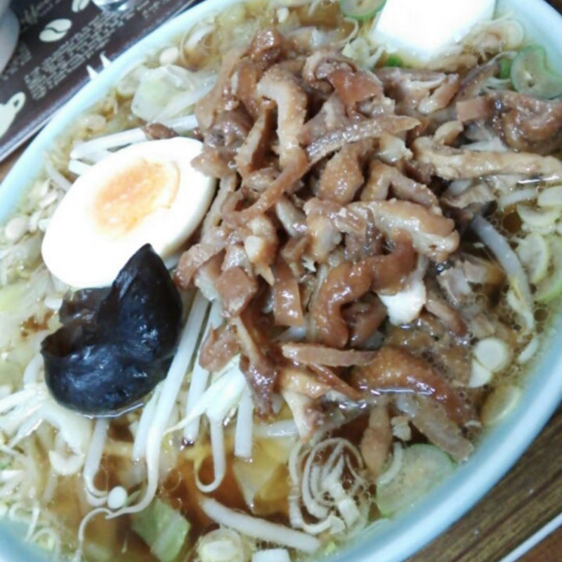 ラーメン＋モツ(桜井食堂 )