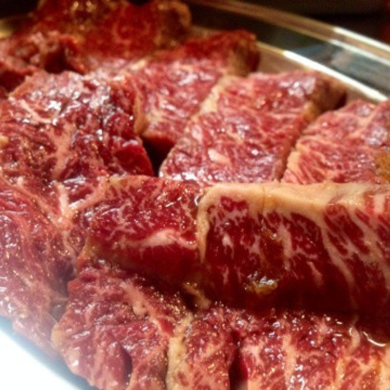 上ハラミ（しょうゆ・ミソ）(梁山苑)