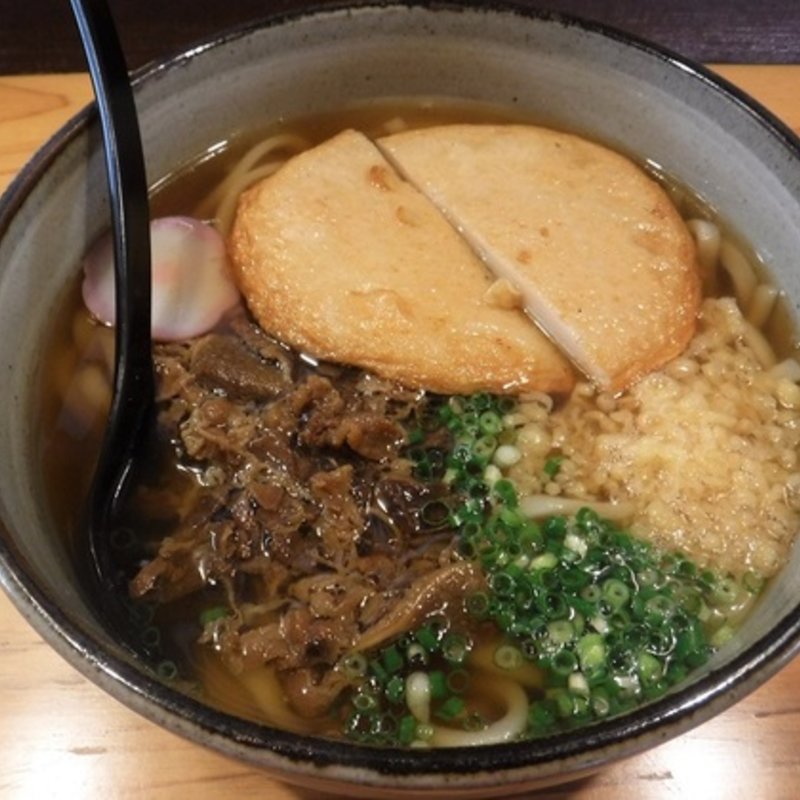 肉丸天うどん(梅の家 )