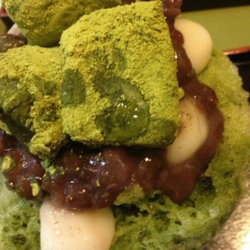 抹茶のかき氷(梅園 清水店 （うめぞの）)