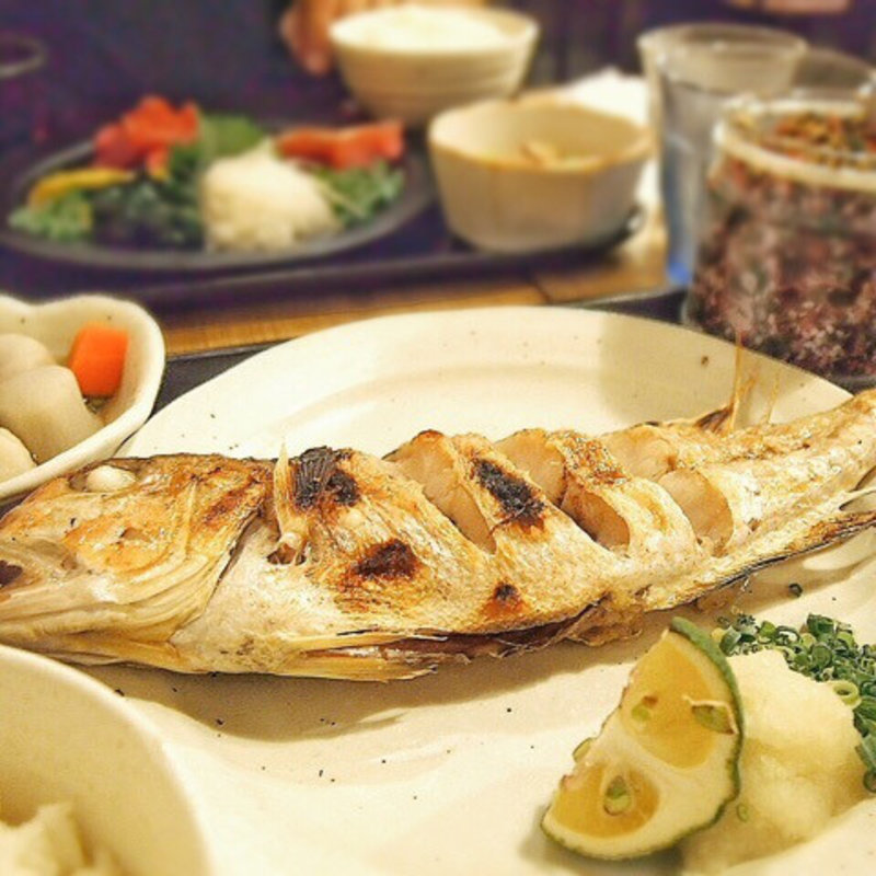 甘鯛の塩焼き定食(梅山鉄平食堂 )