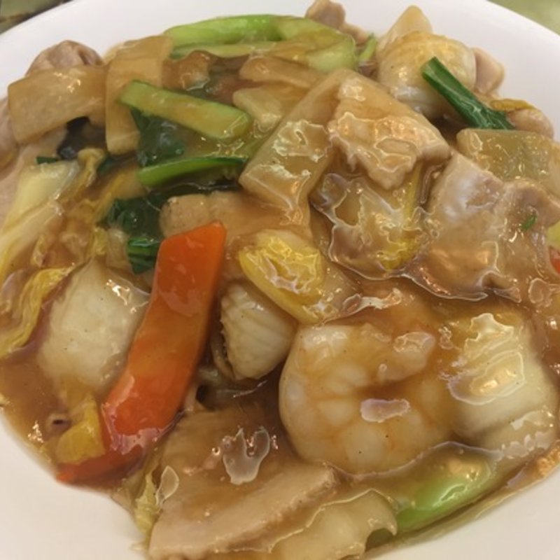 五目あんかけ焼きそば(梅蘭本店 金閣)