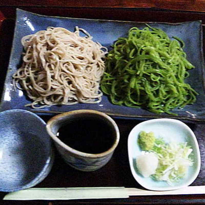 二色せいろ(梅蕎麦)