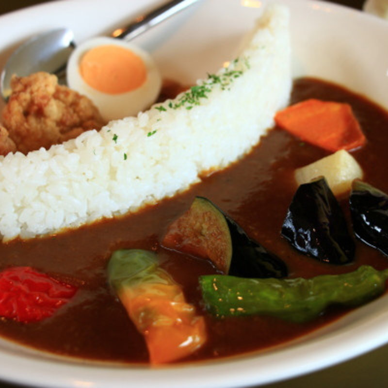 太田川ダムカレー（サラダ付)(森のレストラン かわせみ )