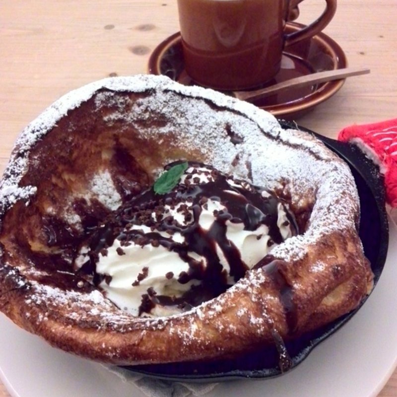 ダッチベイビーパンケーキ(森の間カフェ)