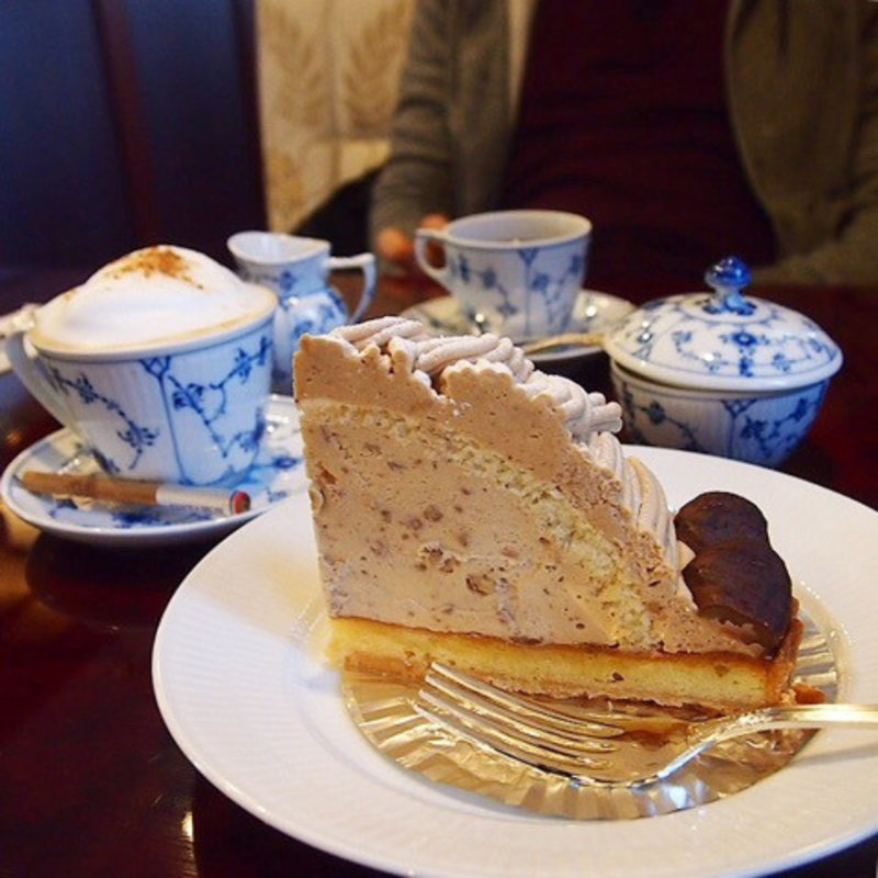 渋皮栗のモンブラン(椿屋珈琲 八重洲茶寮)