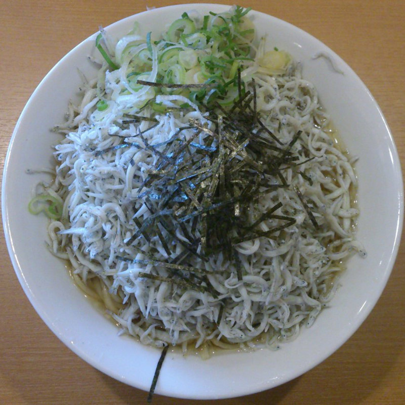 数量限定　元祖　釜揚げしらす麺(極つ庵 （ごっつあん）)