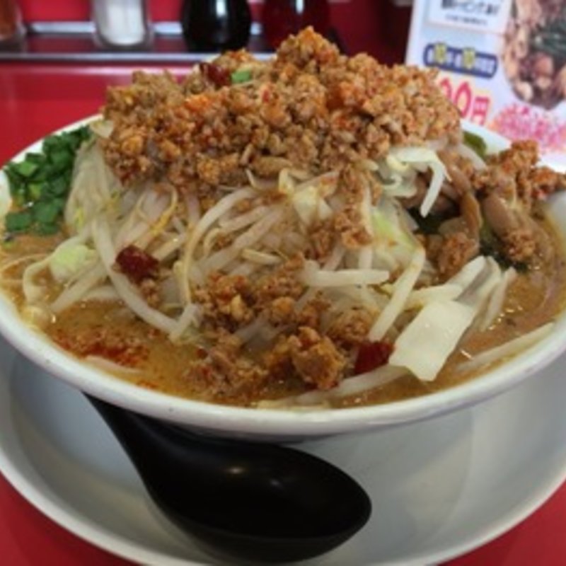 K麺の親子盛ＳＰ(極太濁流ラーメン ら・けいこ 東片端店 )