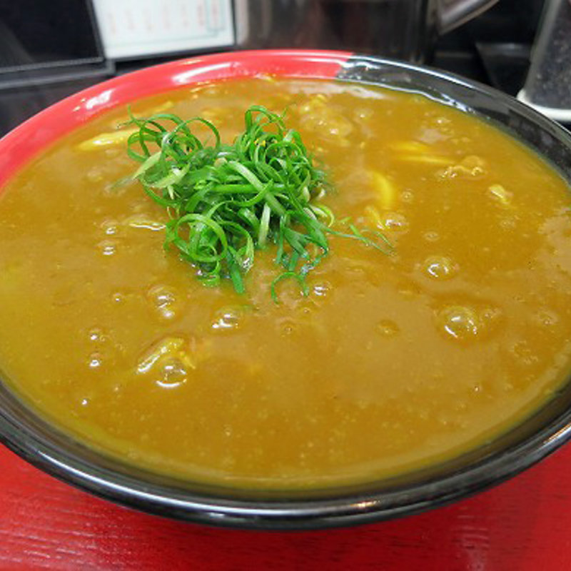 おいしいカレーうどん(極楽うどん　TKU （ティーケーユー）)