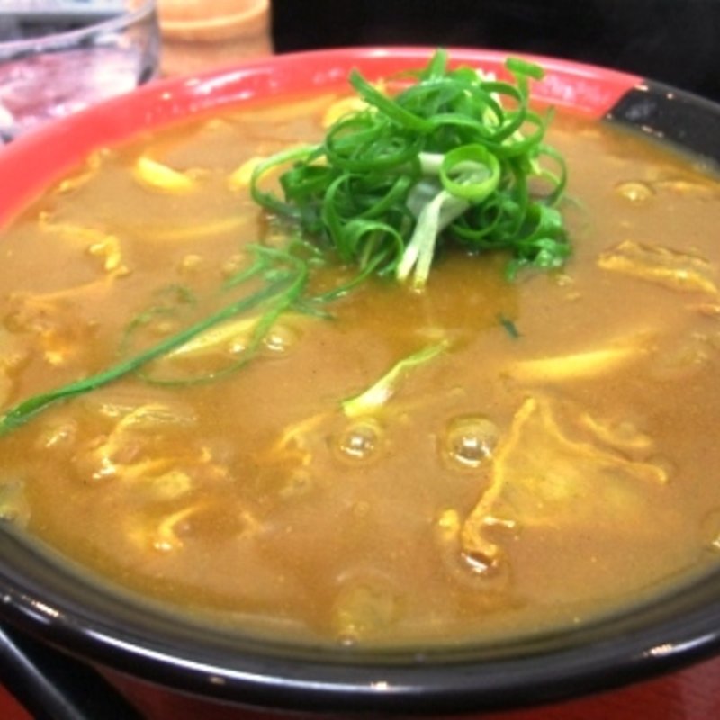 かすカレーうどん(極楽うどん　TKU （ティーケーユー）)