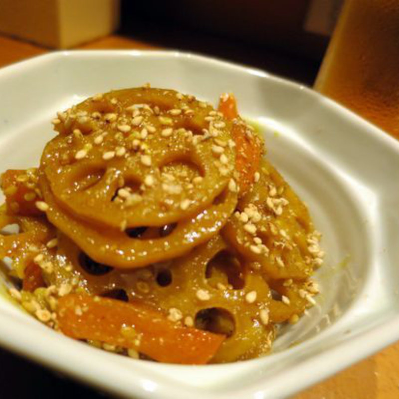 カレー風味れんこんきんぴら(楽居 らっきょ)