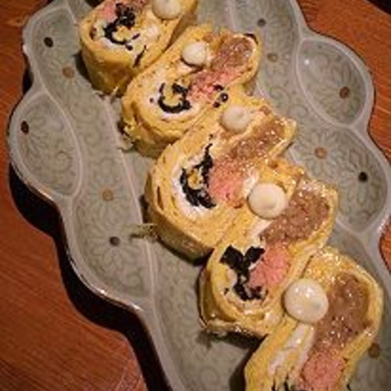 明太とそぼろの2色玉子焼(楽)