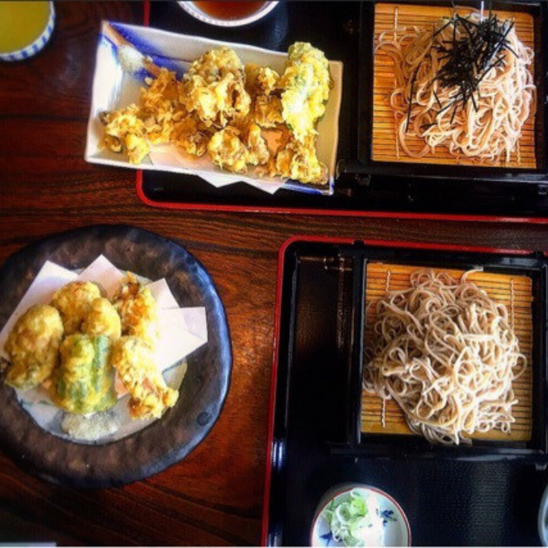 舞茸天ぷら蕎麦(榑木野 松本駅舎店)