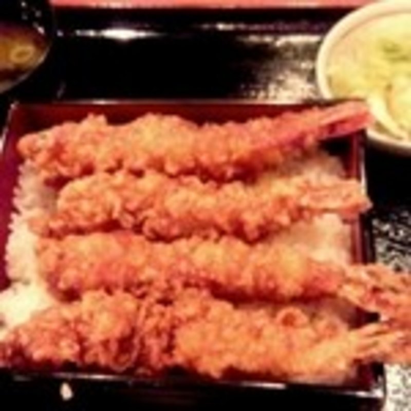 江戸前海老四天重(権八 G-Zone 銀座 （GONPACHI）)