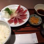マグロのたたき定食