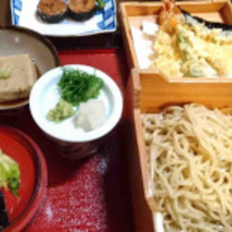 手打ち柚子きり天ぷら蕎麦御膳(権太呂 金閣寺店 （ごんたろ）)