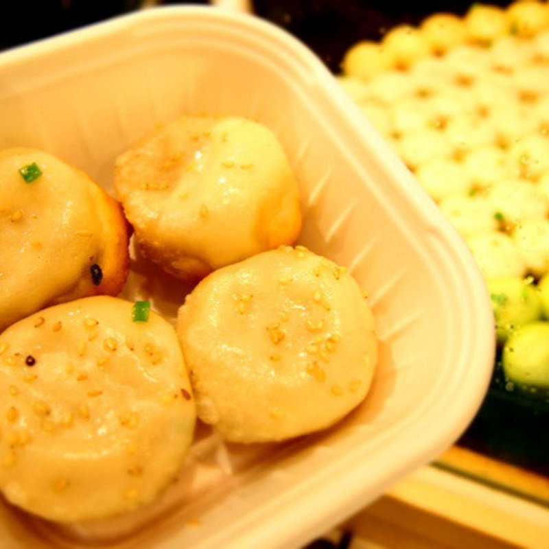 焼き小龍包　正宗(横浜中華街 王府井（わんふーちん） 正宗生煎包)