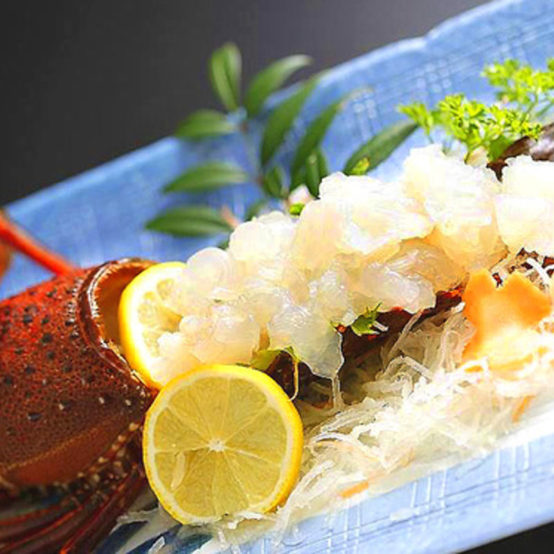 伊勢海老のお造り(樫野釣公園センターレストラン )