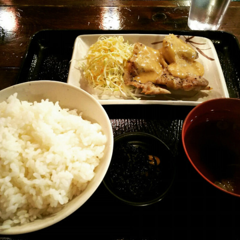 チキンステーキの胡麻味噌マヨ定食(樹家 )
