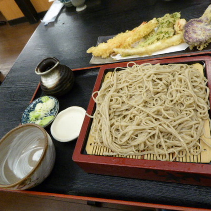 鎌倉野菜の天ざる(櫻庵)