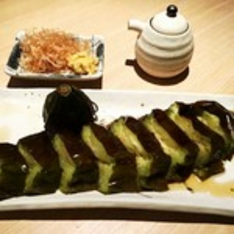 ひごむらさきの焼き茄子(正しい晩ごはん 白-はく- )