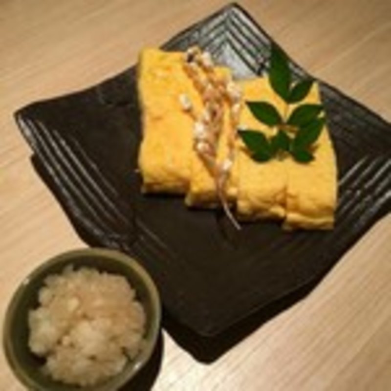 京風だし巻きたまご(正しい晩ごはん 白-はく- )