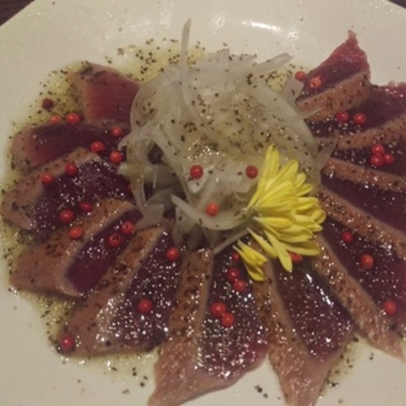 炙りマグロのカルパッチョ(武勇 池袋西口店)