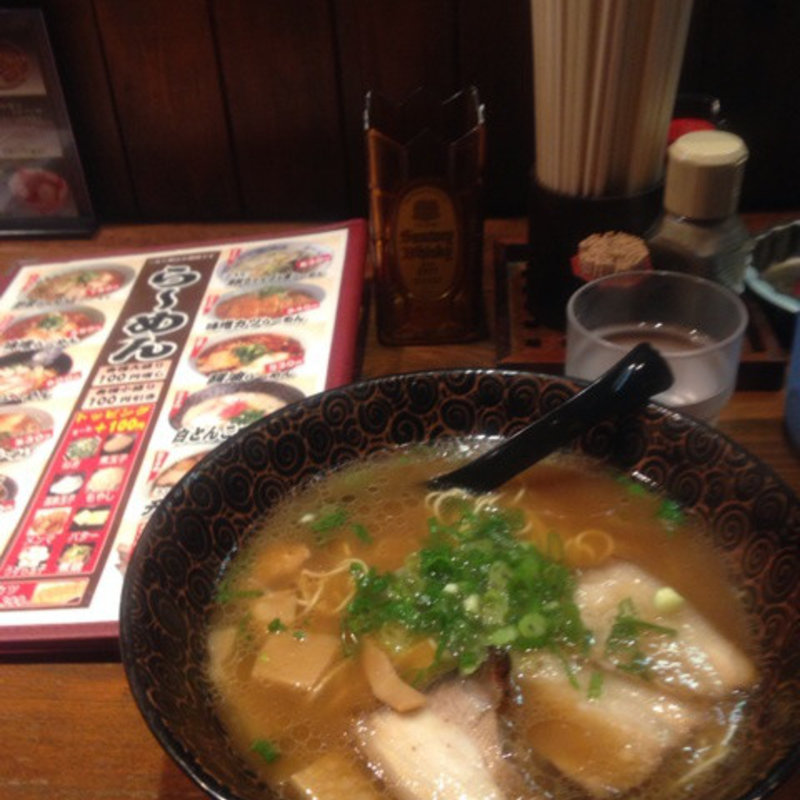 黒とんこつラーメン(武蔵の国 新倉敷駅前店)