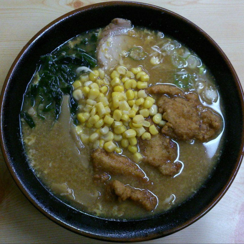 かき玉ミックスラーメン(比那屋)
