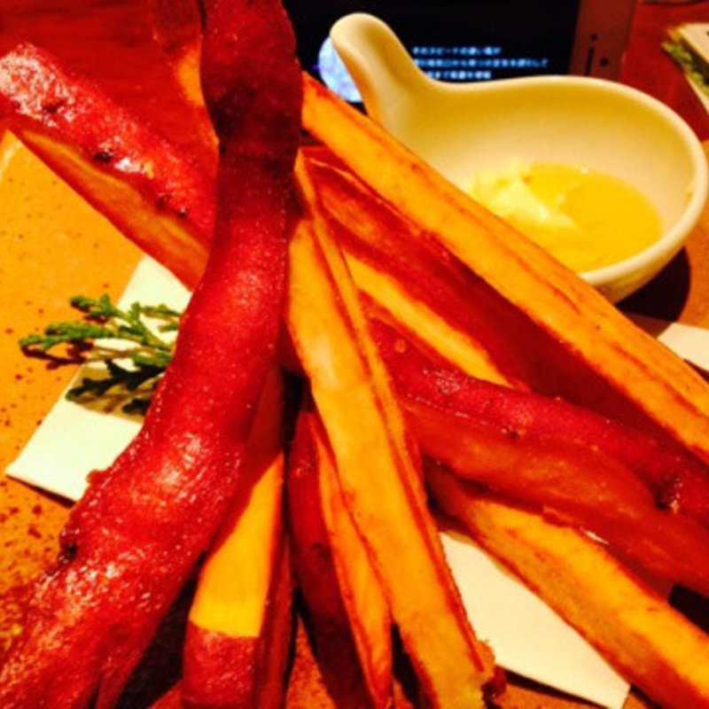 さつまいもスティック ハニーディップ添え(気楽家 （きらくや）)