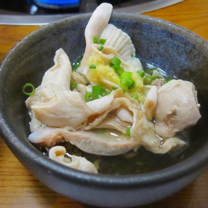 酢モツ(水たき 長野 （みずたき　ながの）)