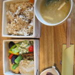 ■水庵弁当 （飲み物デザート付き）(内陸型リゾートカフェ 水庵)