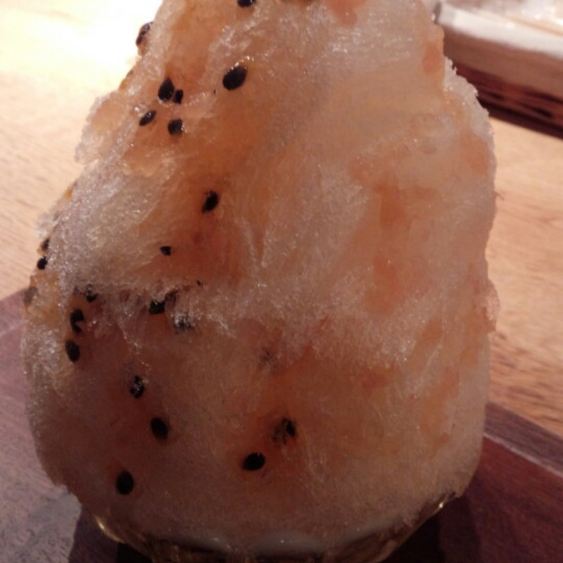 グレープフルーツとパッション(氷屋ぴぃす )