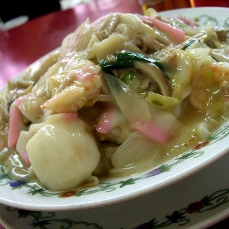 特製什景炒麺　特上皿うどん・パリパリ麺(江山楼 中華街本店 （コウザンロウ）)