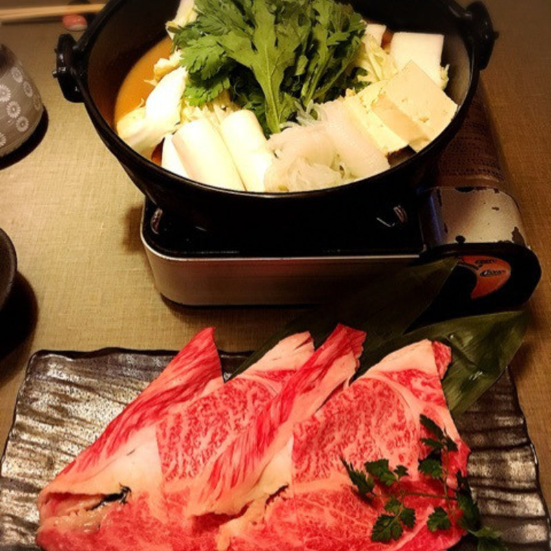 江戸のすきやき鍋(江戸野菜と肉割烹 写楽 大門・浜松町本店 （シャラク）)