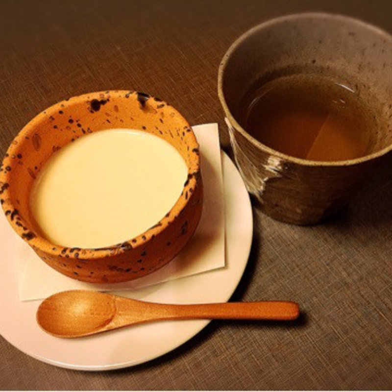 酒粕を使った吟醸プリン(江戸野菜と肉割烹 写楽 大門・浜松町本店 （シャラク）)