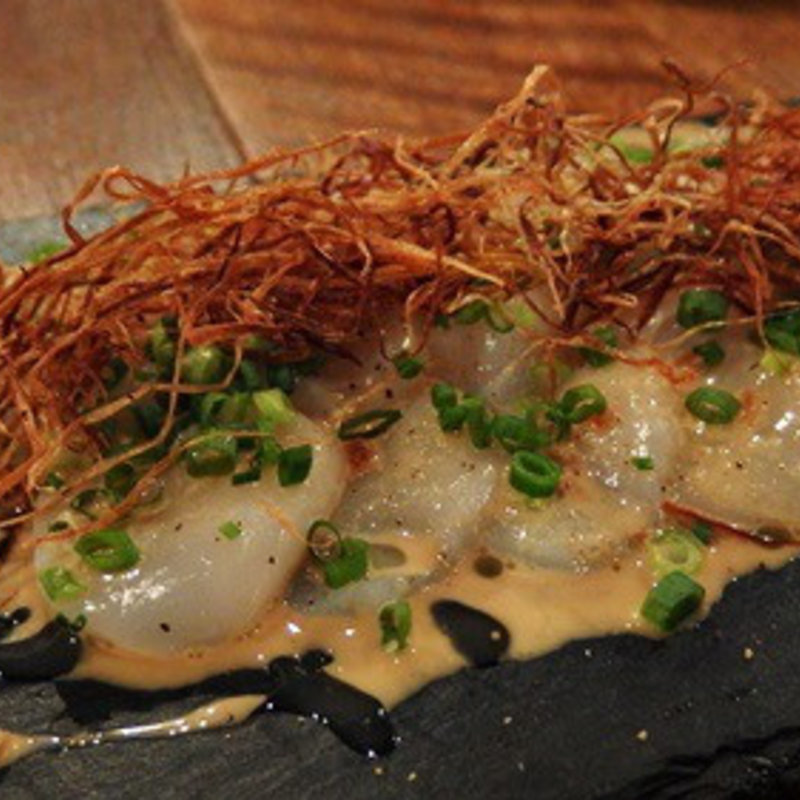 ホタテのカルパッチョ　(池尻バル トリイチ)