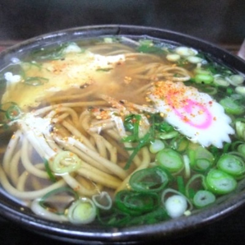 月見そば(立喰いうどん 河内うどん)