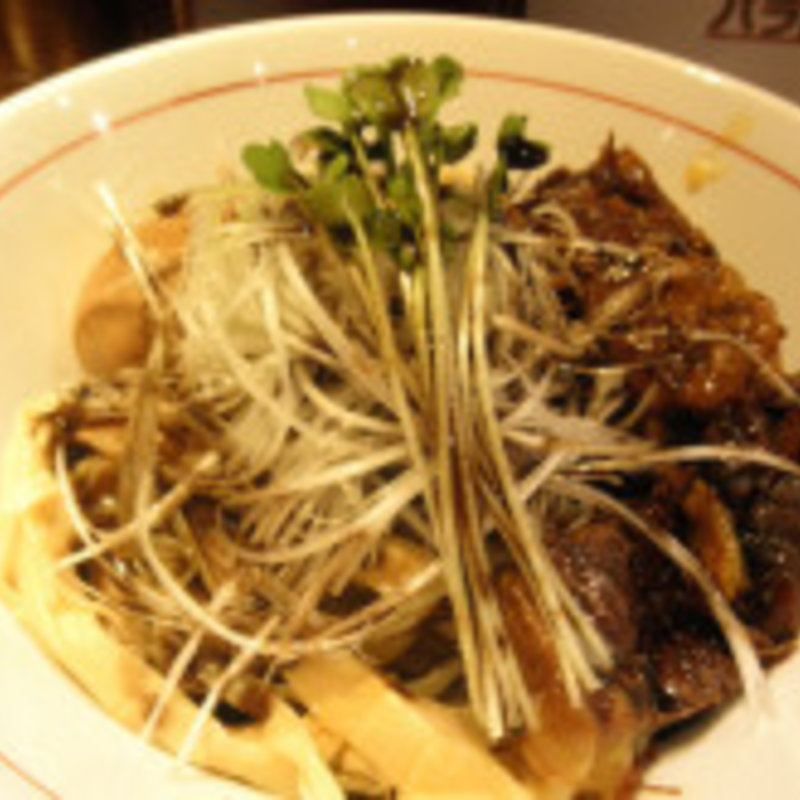 油そば　黒油(河内の中華そば 醤 （ヒシオ）)