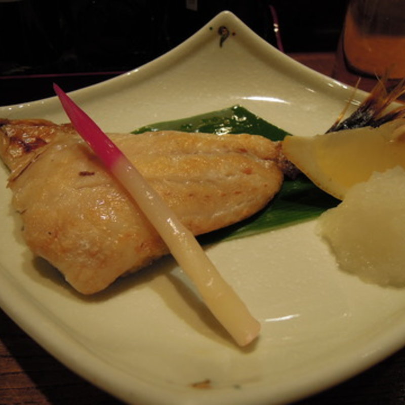 のどぐろ塩焼き(河竹鮨)